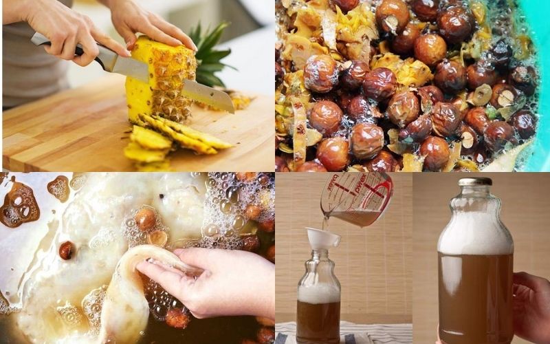 sử dụng nguyên liệu làm nước giặt